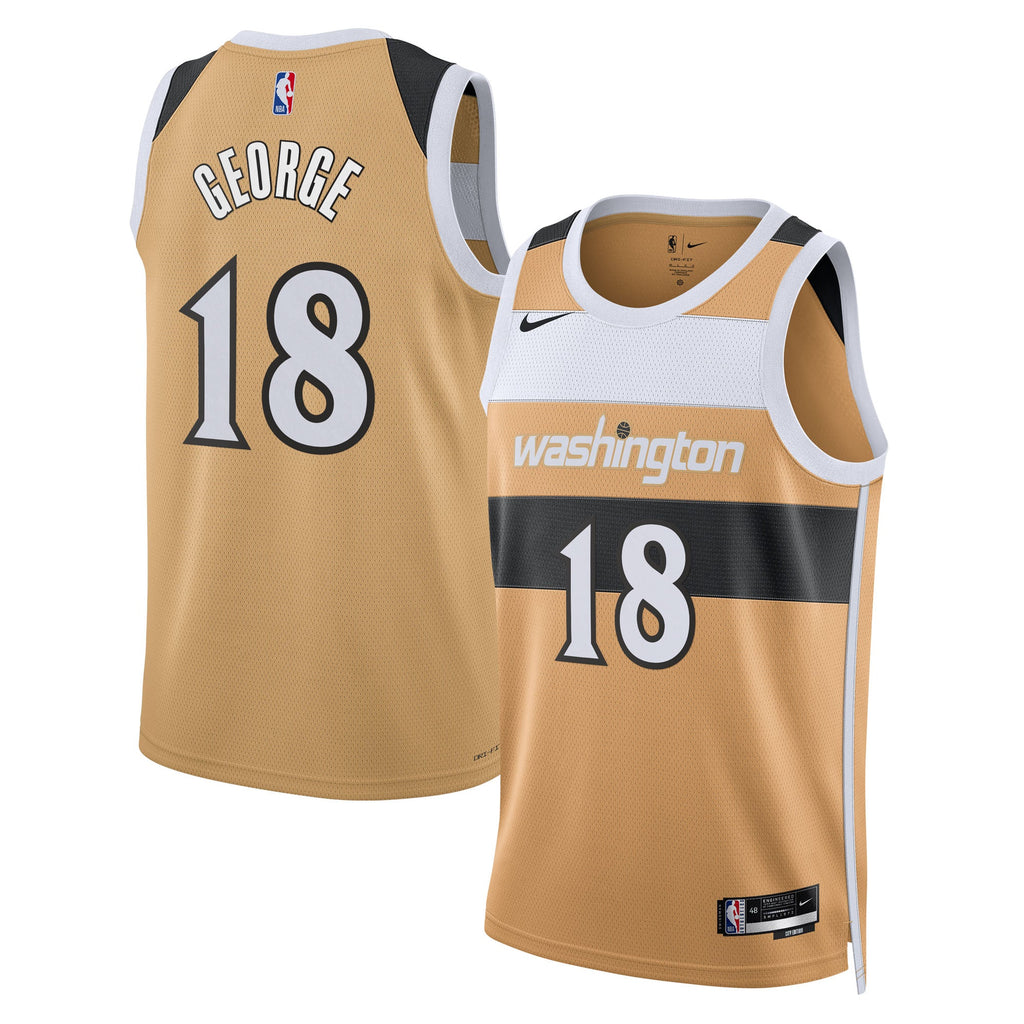 Washington Wizards Nike 2025/26 City Edition Swingman Jersey - Tan - Kyshawn George - Unisex product image 2, provided for