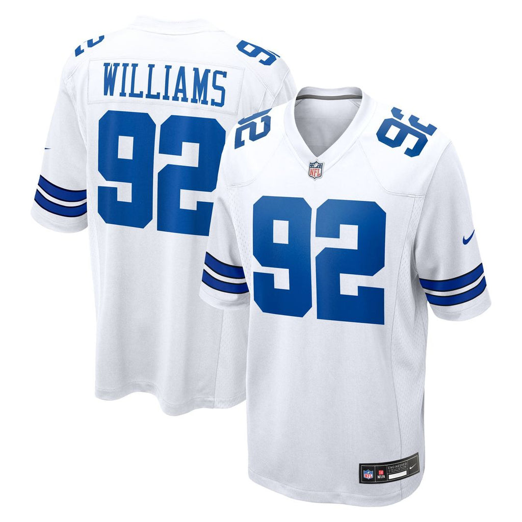 Dallas Cowboys Quinnen Williams Nike White Game Jersey product image 4, provided for visual reference and product detail