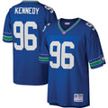 Seattle Seahawks Cortez Kennedy Mitchell & Ness Royal Legacy Replica Jersey product image 1, provided for visual reference