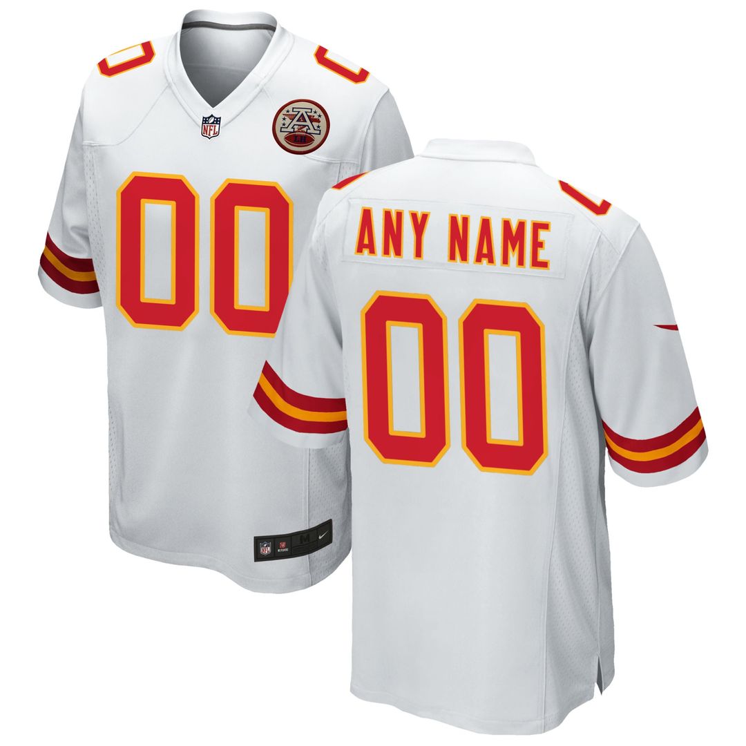 Kansas City Chiefs Nike Red Custom Game Jersey product image 17, provided for visual reference and product detail review