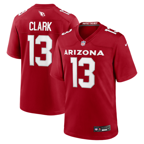 Arizona Cardinals Kei'Trel Clark Nike Cardinal Game Jersey product image 1, provided for visual reference and product detail