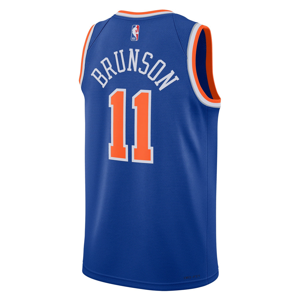 New York Knicks Nike Replica Icon Swingman Jersey - Unisex - Jalen Brunson product image 4, provided for visual reference