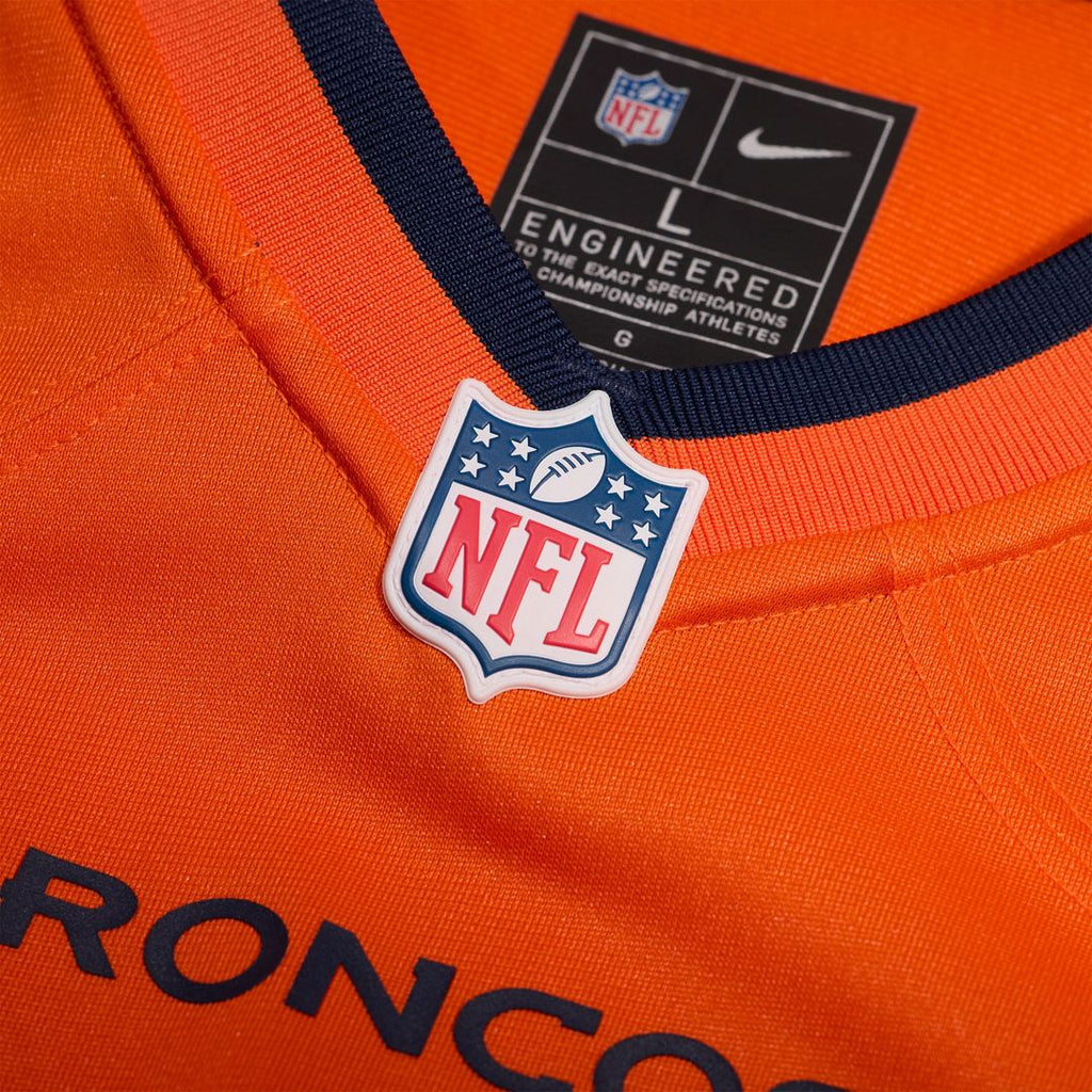 Denver Broncos Dondrea Tillman Nike Orange Team Game Jersey product image 4, provided for visual reference and product
