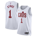 Cleveland Cavaliers Nike Association Edition Swingman Jersey - White - Max Strus - Unisex product image 1, provided for