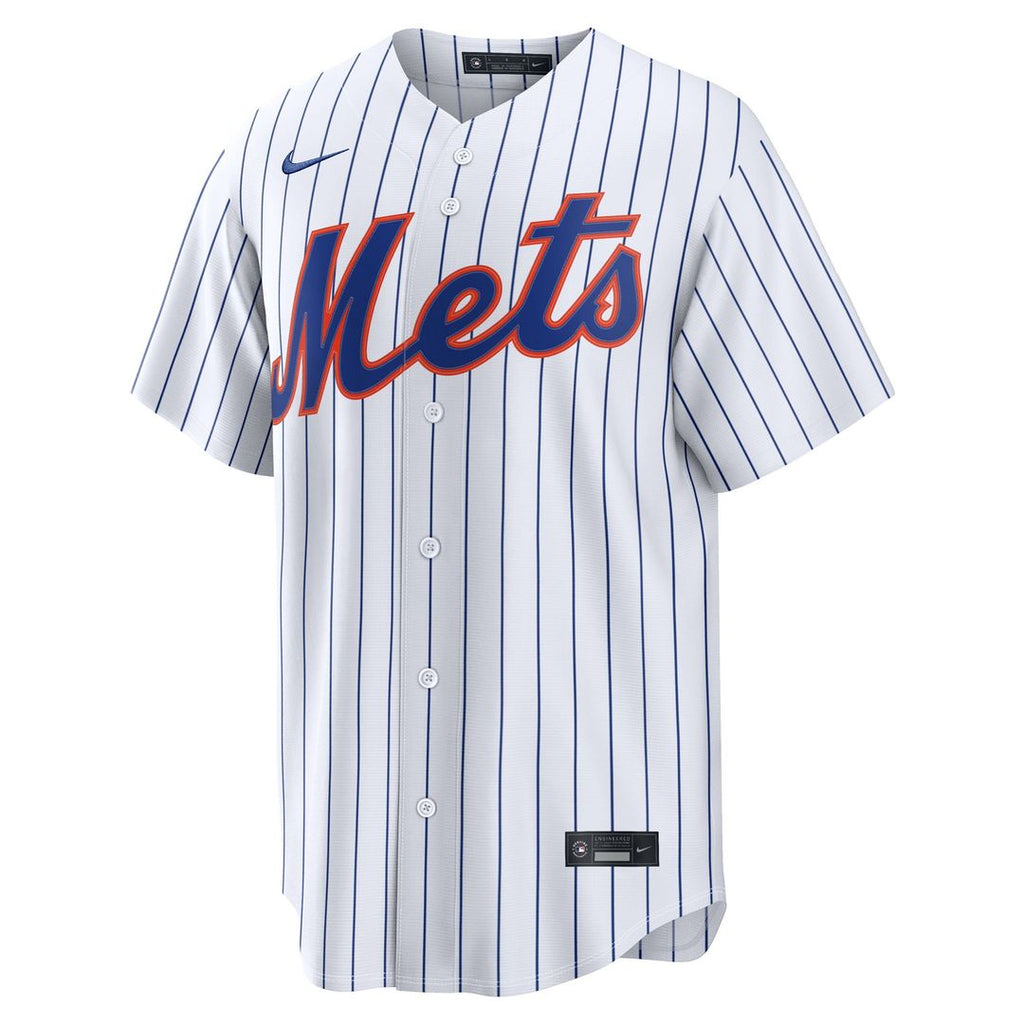 New York Mets Jefry Yan Nike White Home Replica Jersey product image 4, provided for visual reference and product detail