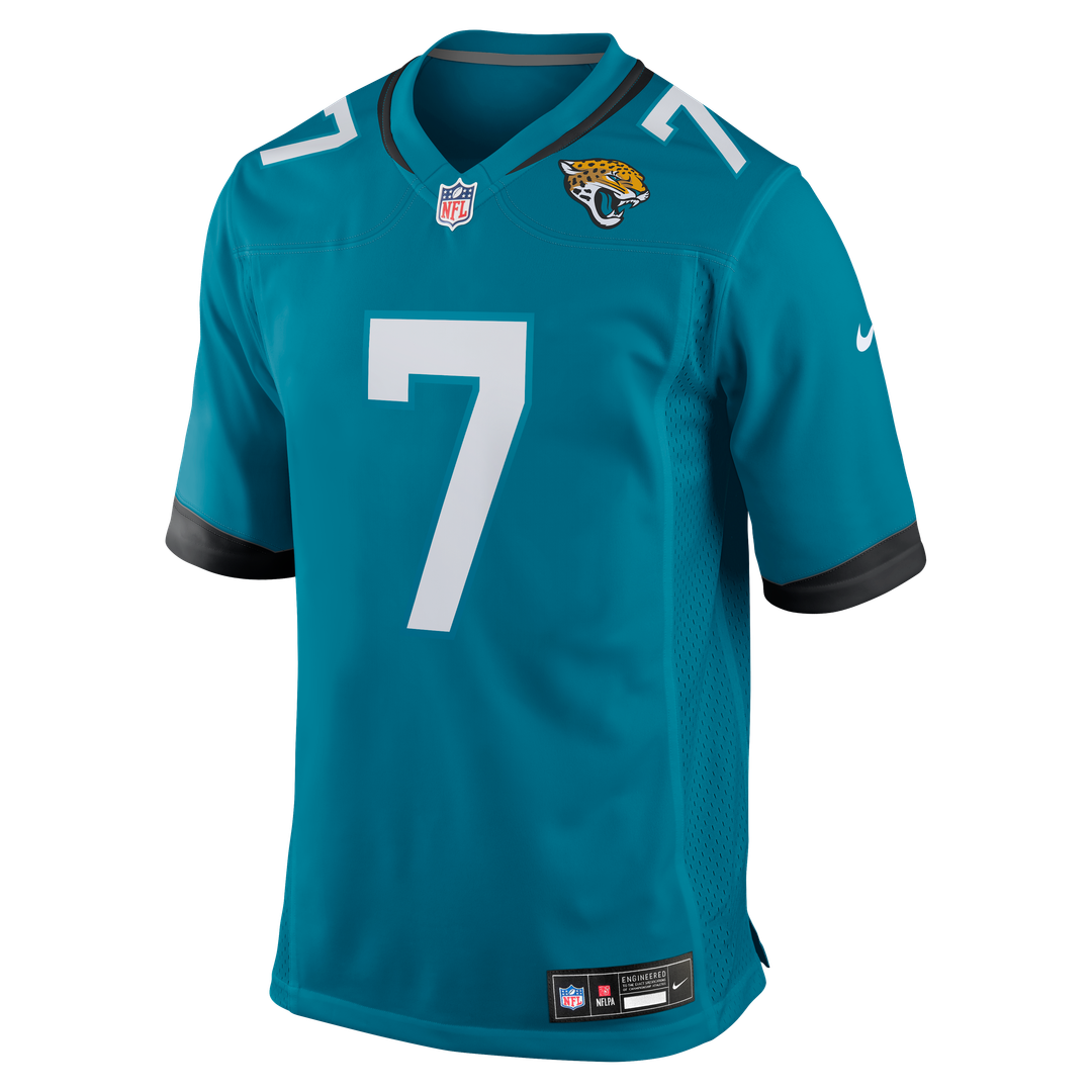 Jacksonville Jaguars Byron Leftwich Nike Teal Retired Player Game Jersey product image 2, provided for visual reference and