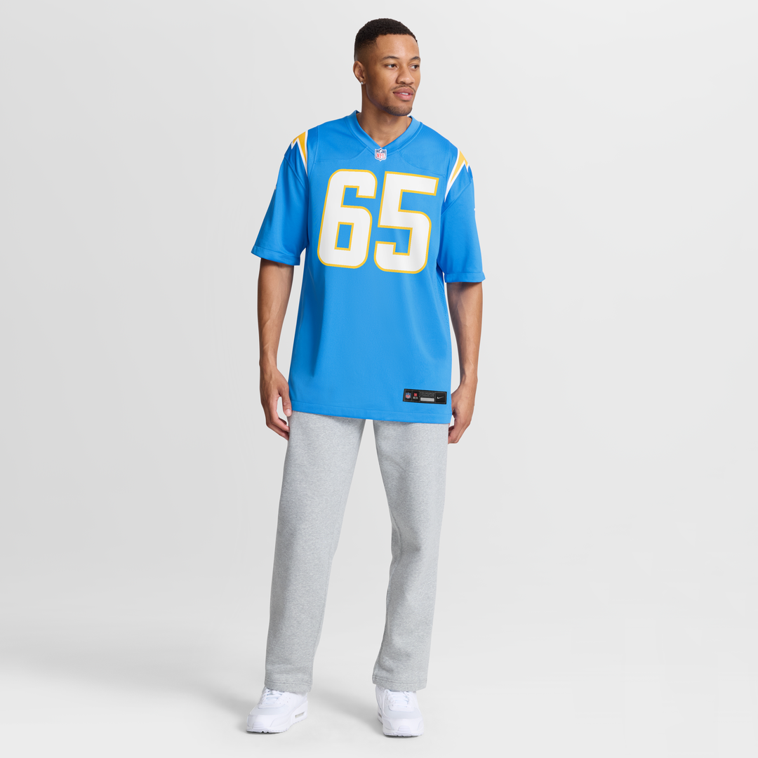 Los Angeles Chargers Logan Taylor Nike Powder Blue Team Game Jersey product image 2, provided for visual reference and