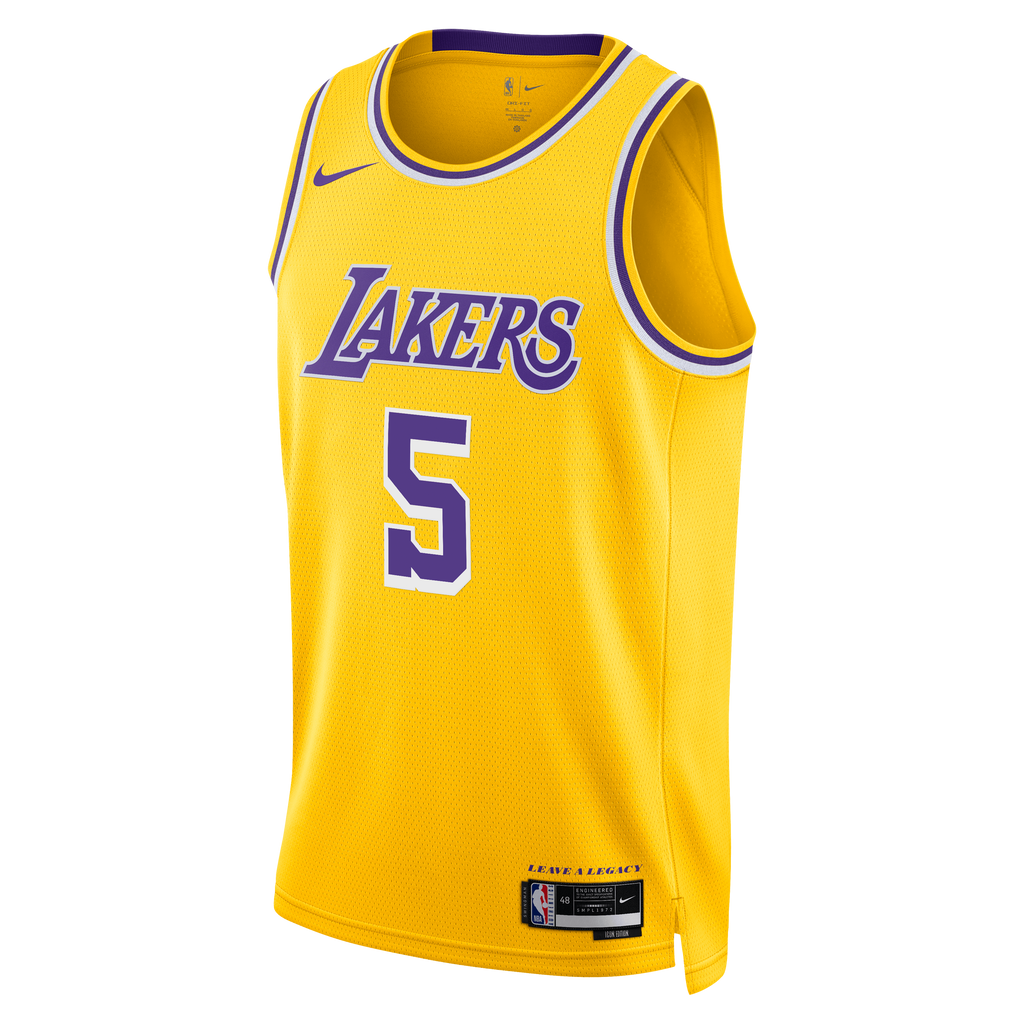 Los Angeles Lakers Nike Icon Edition Swingman Jersey - Gold - Quentin Grimes - Unisex product image 3, provided for visual