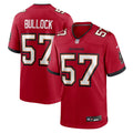 Tampa Bay Buccaneers John Bullock Nike Red Team Game Jersey product image 1, provided for visual reference and product