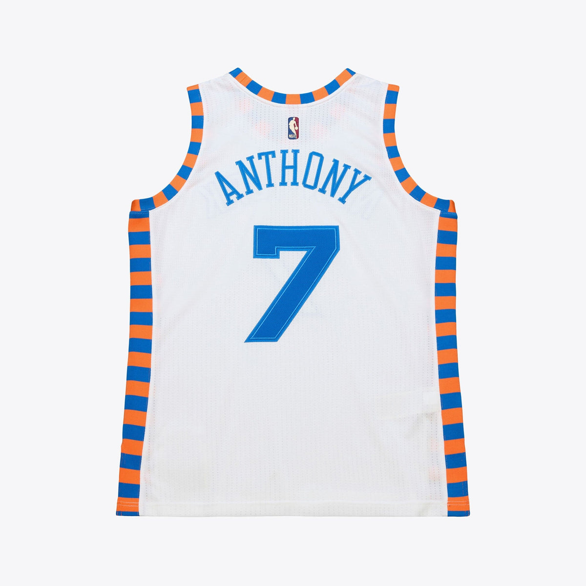 Mitchell & Ness Carmelo Anthony White New York Knicks 2015-16 Hardwood Classics Authentic Jersey product image 3, provided