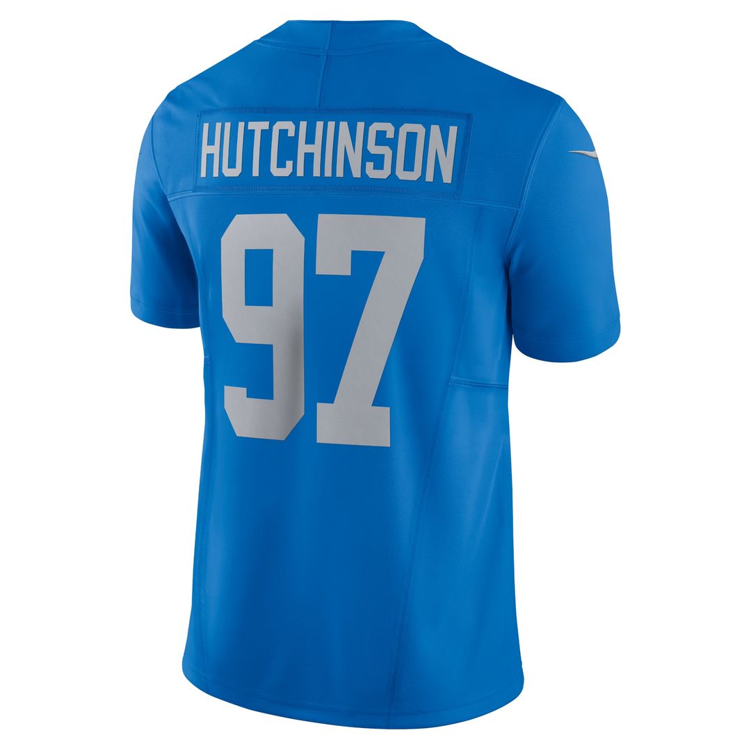 Detroit Lions Aidan Hutchinson Nike Black 2nd Alternate Vapor F.U.S.E. Limited Jersey product image 9, provided for visual