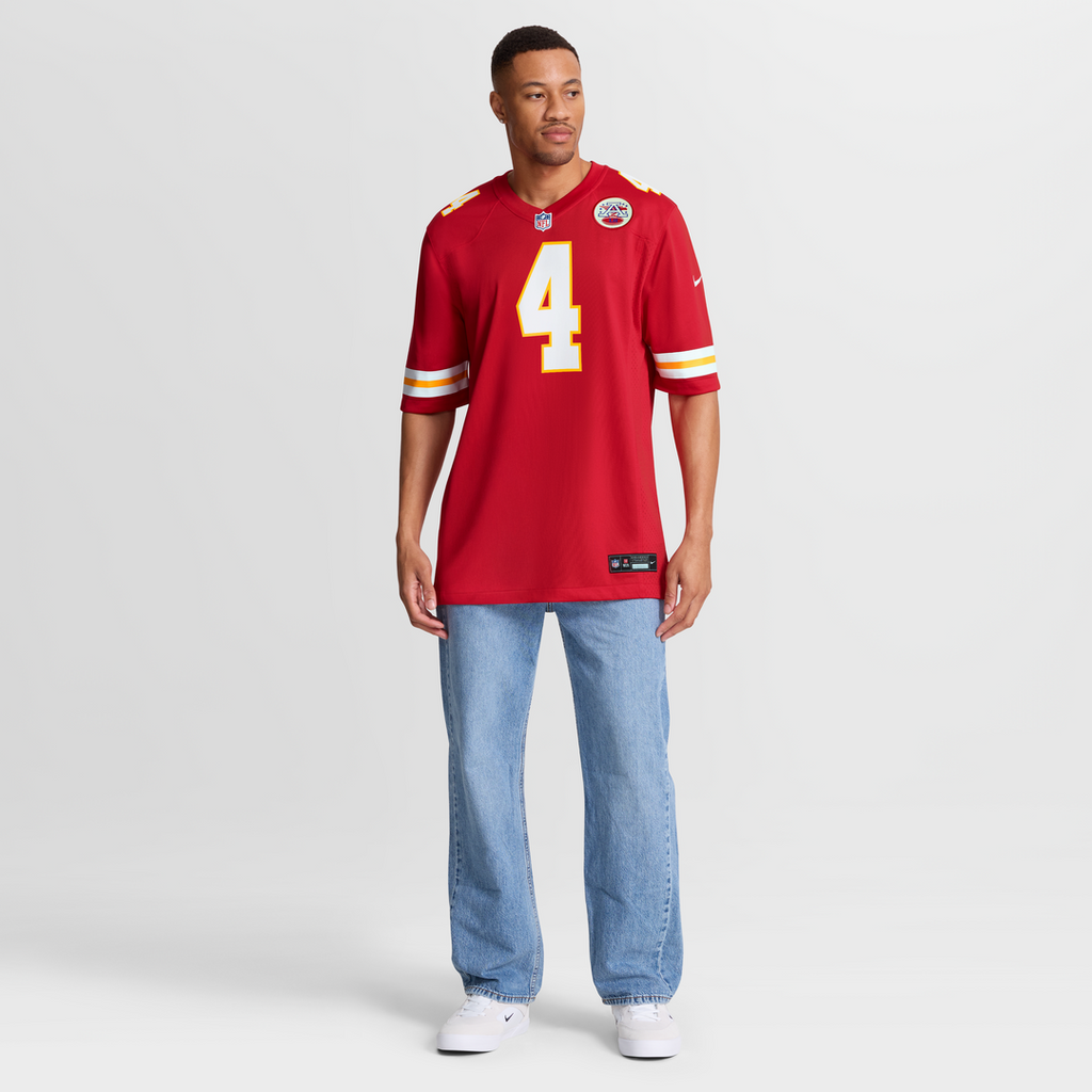 Kansas City Chiefs Rashee Rice Nike Red Game Jersey product image 7, provided for visual reference and product detail review