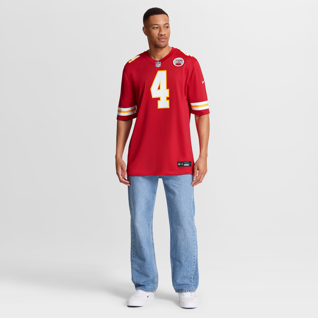 Kansas City Chiefs Rashee Rice Nike Red Game Jersey product image 7, provided for visual reference and product detail review