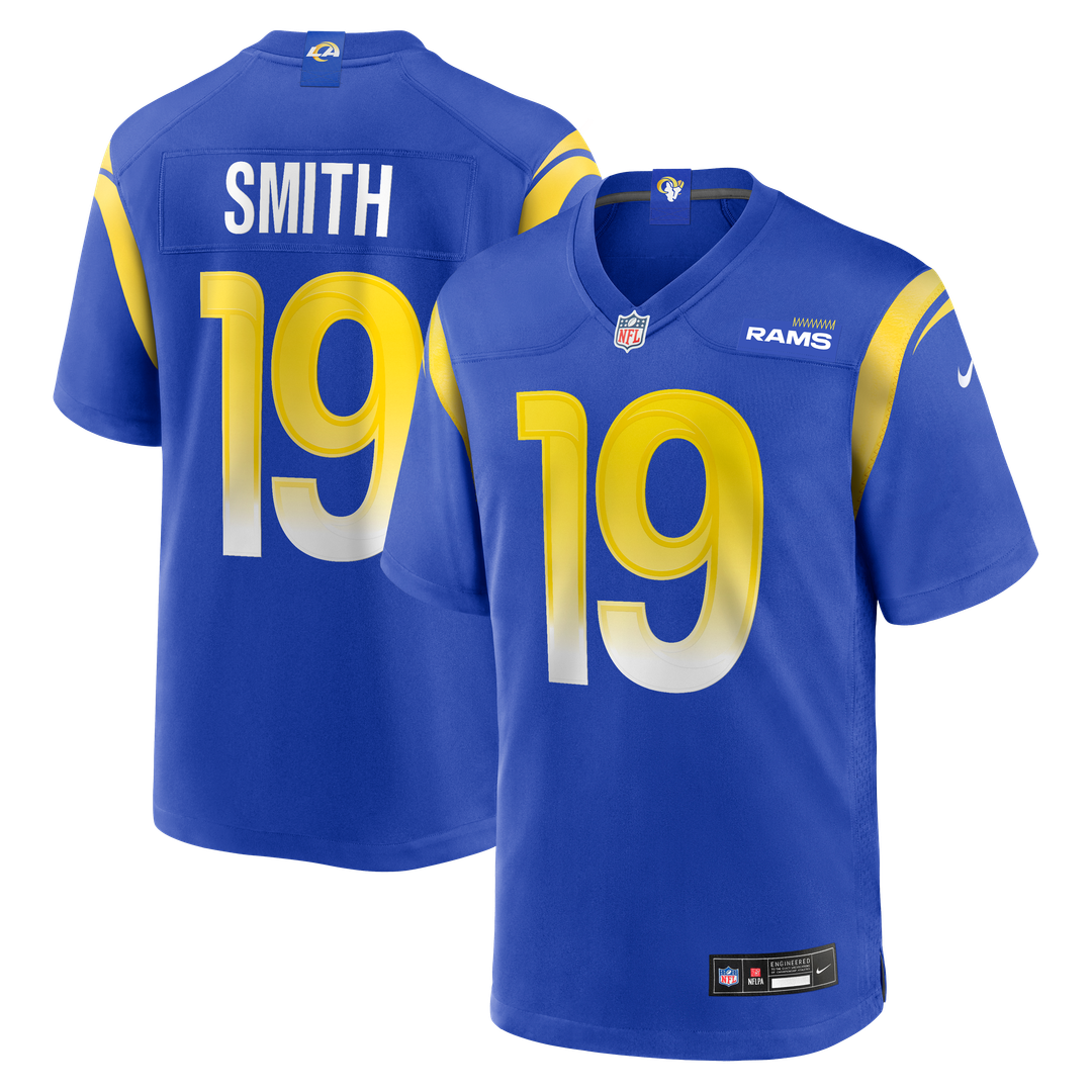 Los Angeles Rams Xavier Smith Nike Royal Home Game Jersey product image 1, provided for visual reference and product detail