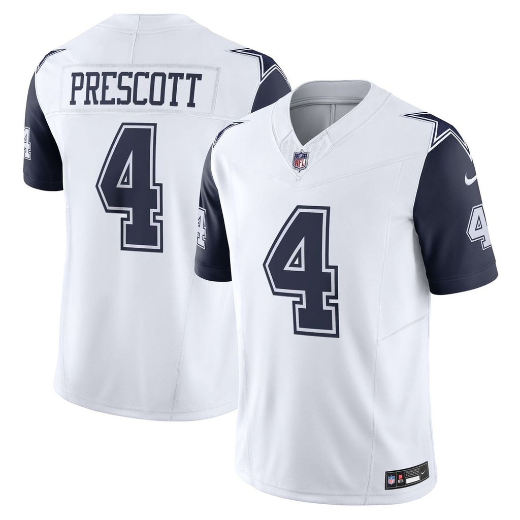 Dallas Cowboys Dak Prescott Nike Navy Vapor F.U.S.E. Limited Jersey product image 7, provided for visual reference and
