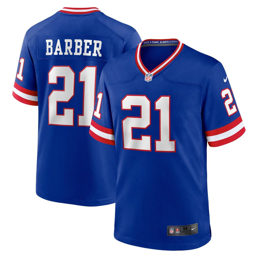 New York Giants Tiki Barber Nike Royal Retired Player Alternate Game Jersey product image 1, provided for visual reference