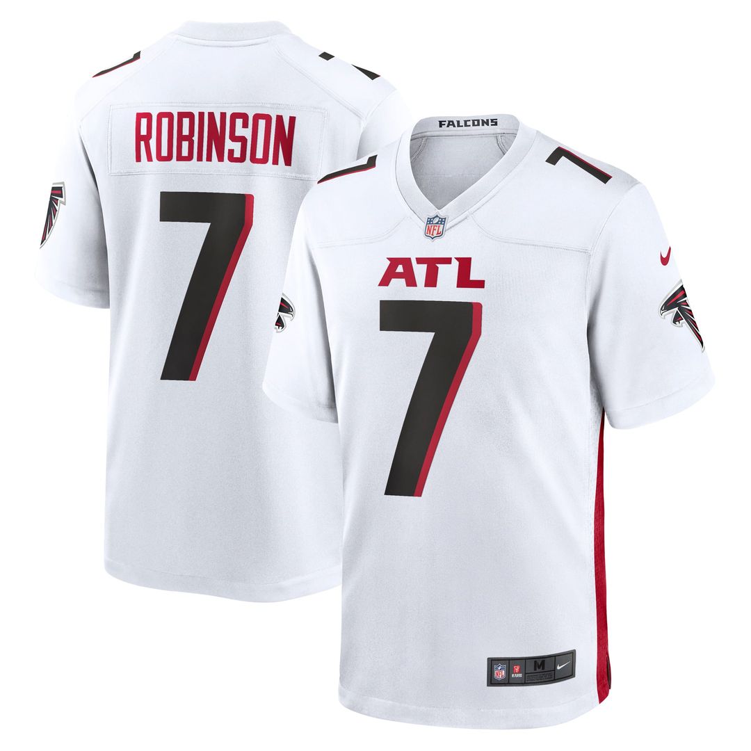Atlanta Falcons Bijan Robinson Nike Black Game Jersey product image 17, provided for visual reference and product detail