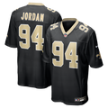 New Orleans Saints Cameron Jordan Nike Black Game Jersey product image 1, provided for visual reference and product detail