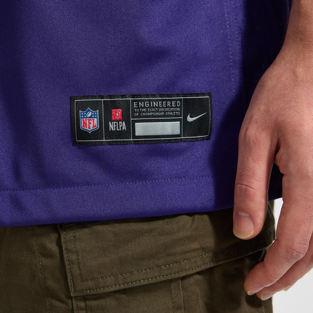 Baltimore Ravens Derrick Henry Nike Purple Team Game Jersey product image 8, provided for visual reference and product