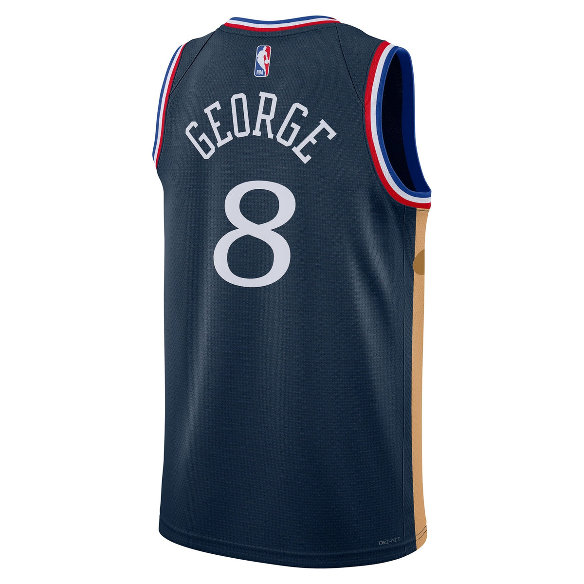 Philadelphia 76ers Nike 2025/26 City Edition Swingman Jersey - Navy - Paul George - Unisex product image 4, provided for
