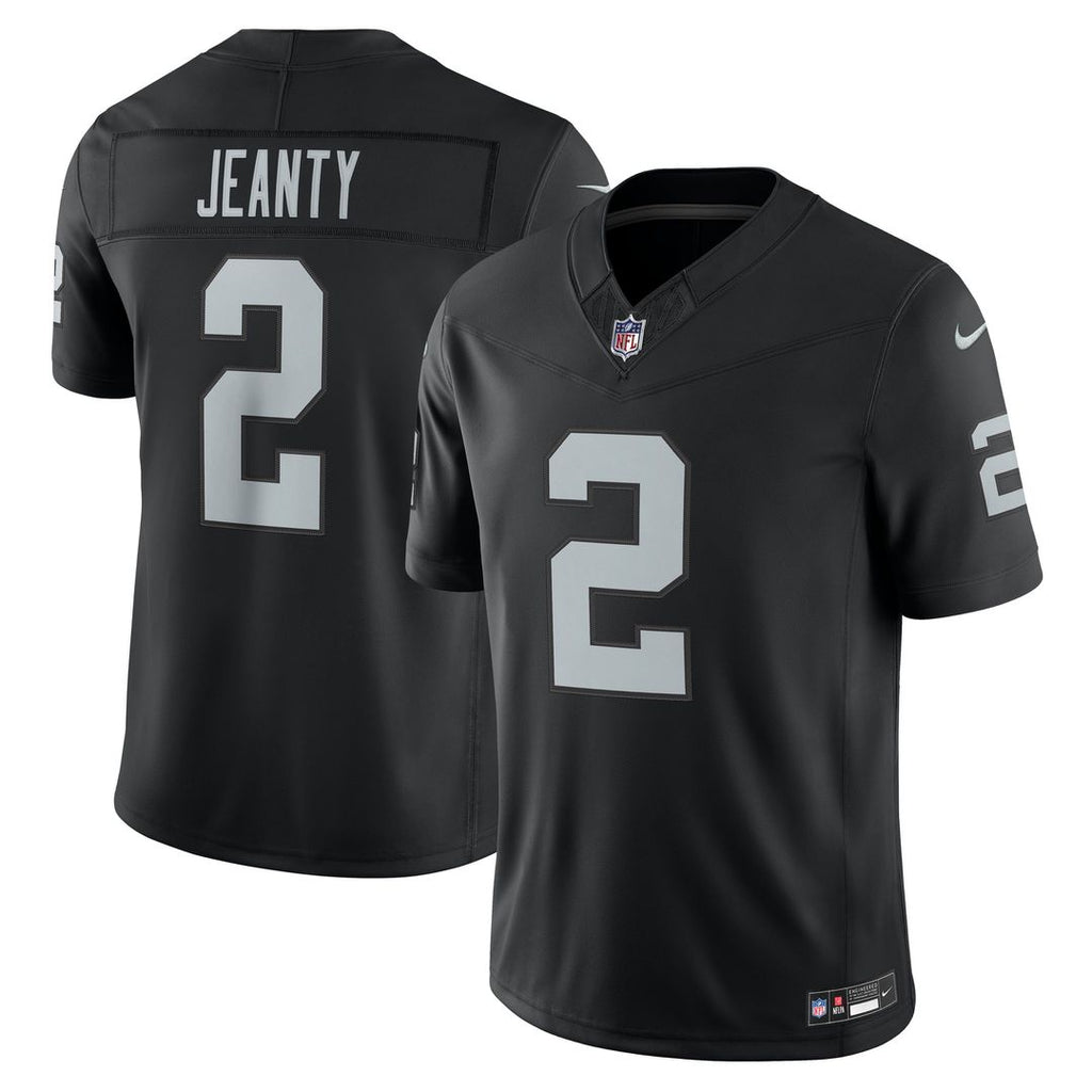 Las Vegas Raiders Ashton Jeanty Nike Black Team Vapor F.U.S.E. Stitched Limited Jersey product image 1, provided for visual