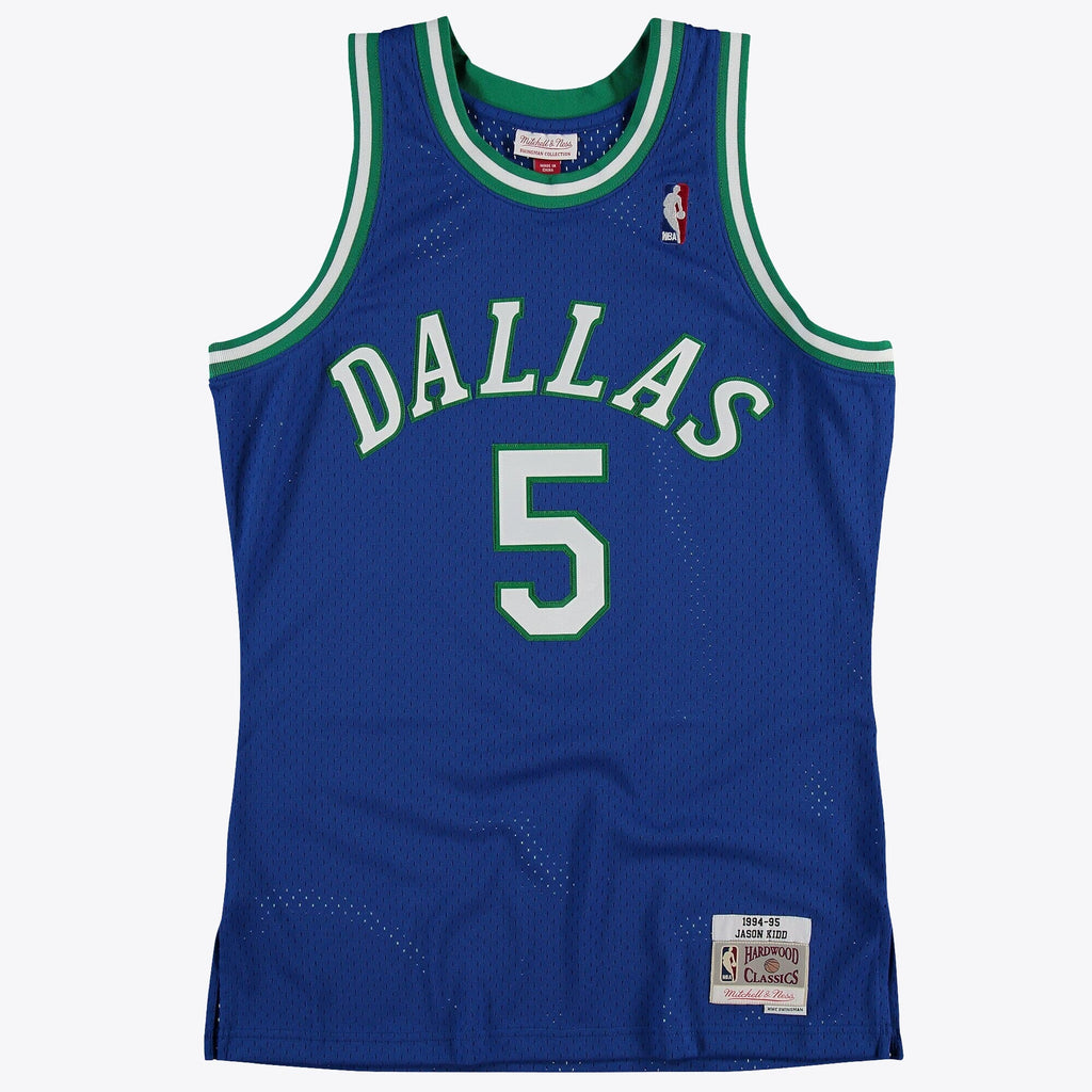 Dallas Mavericks Jason Kidd 1997 Hardwood Classics Road Swingman Jersey By Mitchell & Ness - Royal product image 3, provided