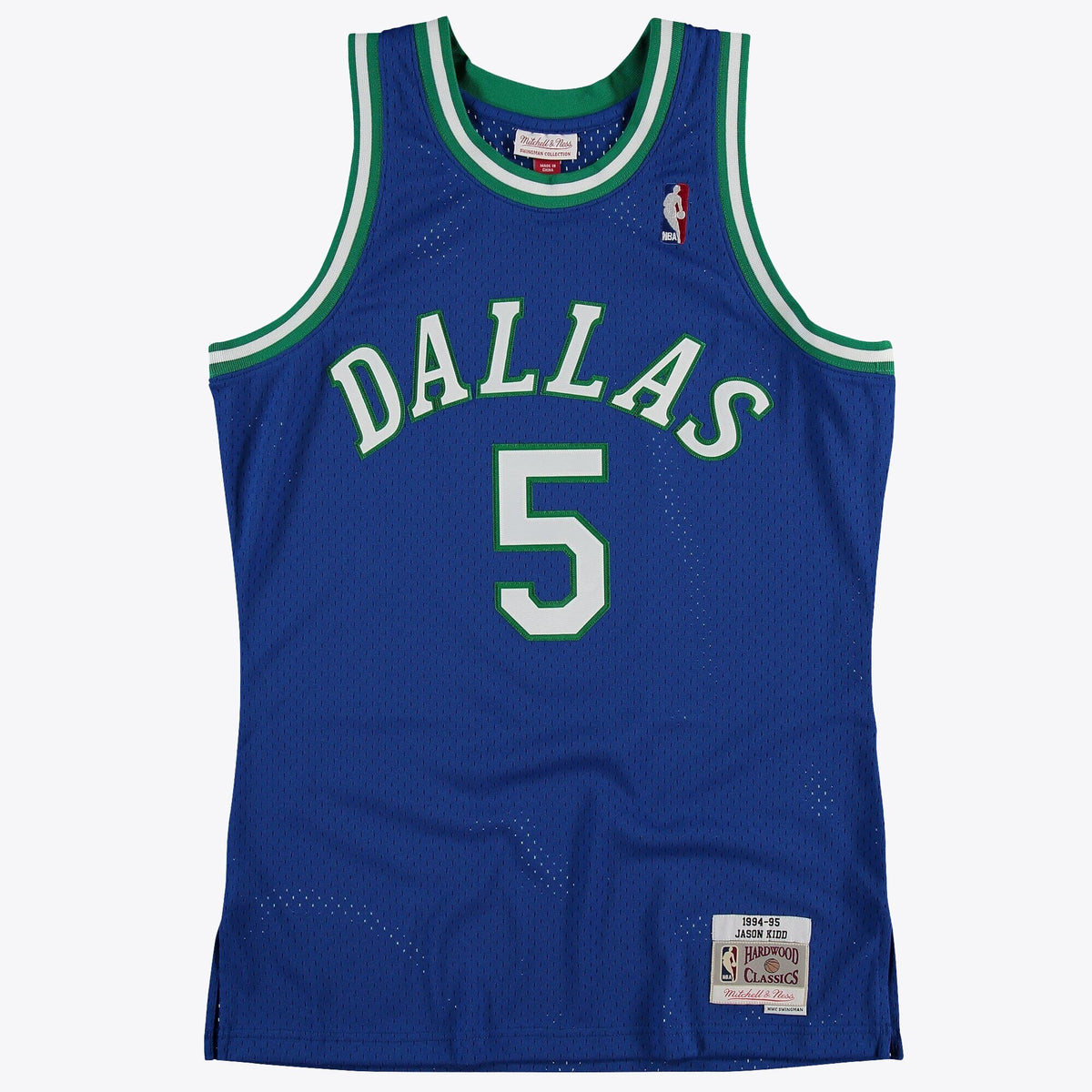 Dallas Mavericks Jason Kidd 1997 Hardwood Classics Road Swingman Jersey By Mitchell & Ness - Royal product image 3, provided