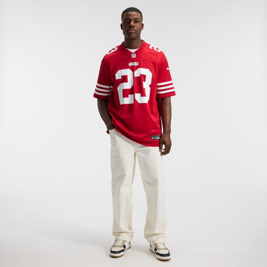San Francisco 49ers Christian McCaffrey Nike Scarlet Game Player Jersey product image 16, provided for visual reference and