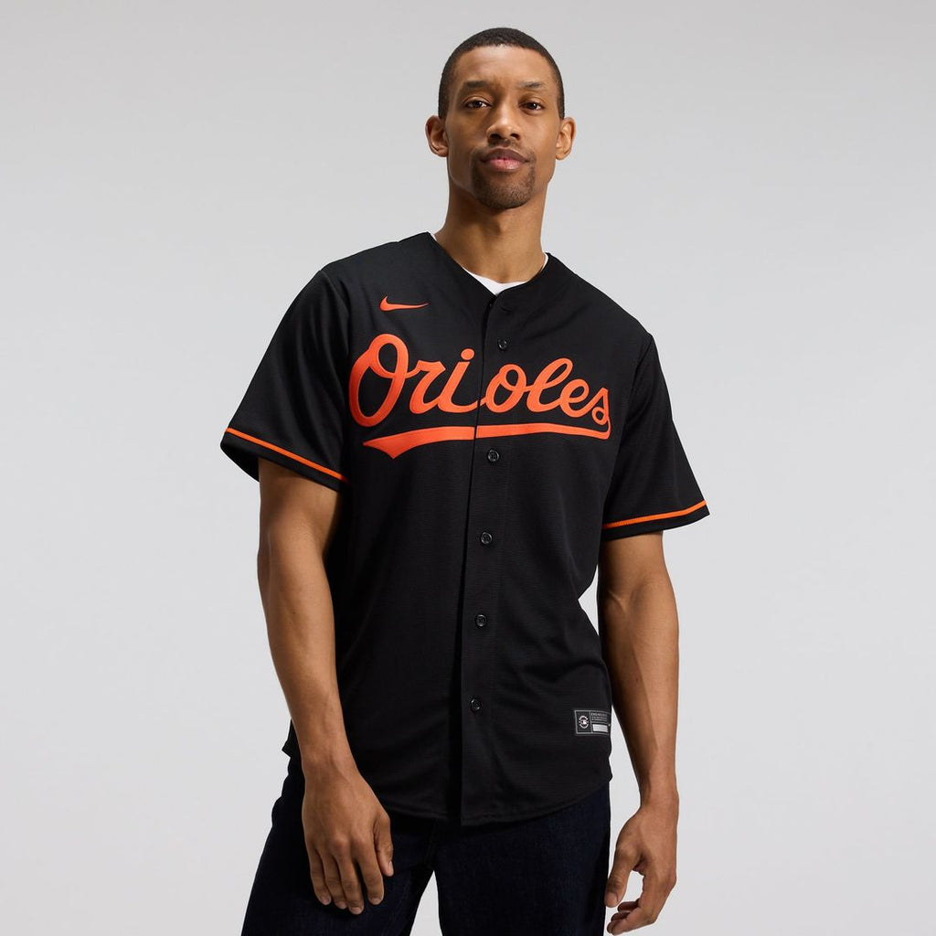 Baltimore Orioles Nike Black Alternate Replica Team Jersey product image 1, provided for visual reference and product detail