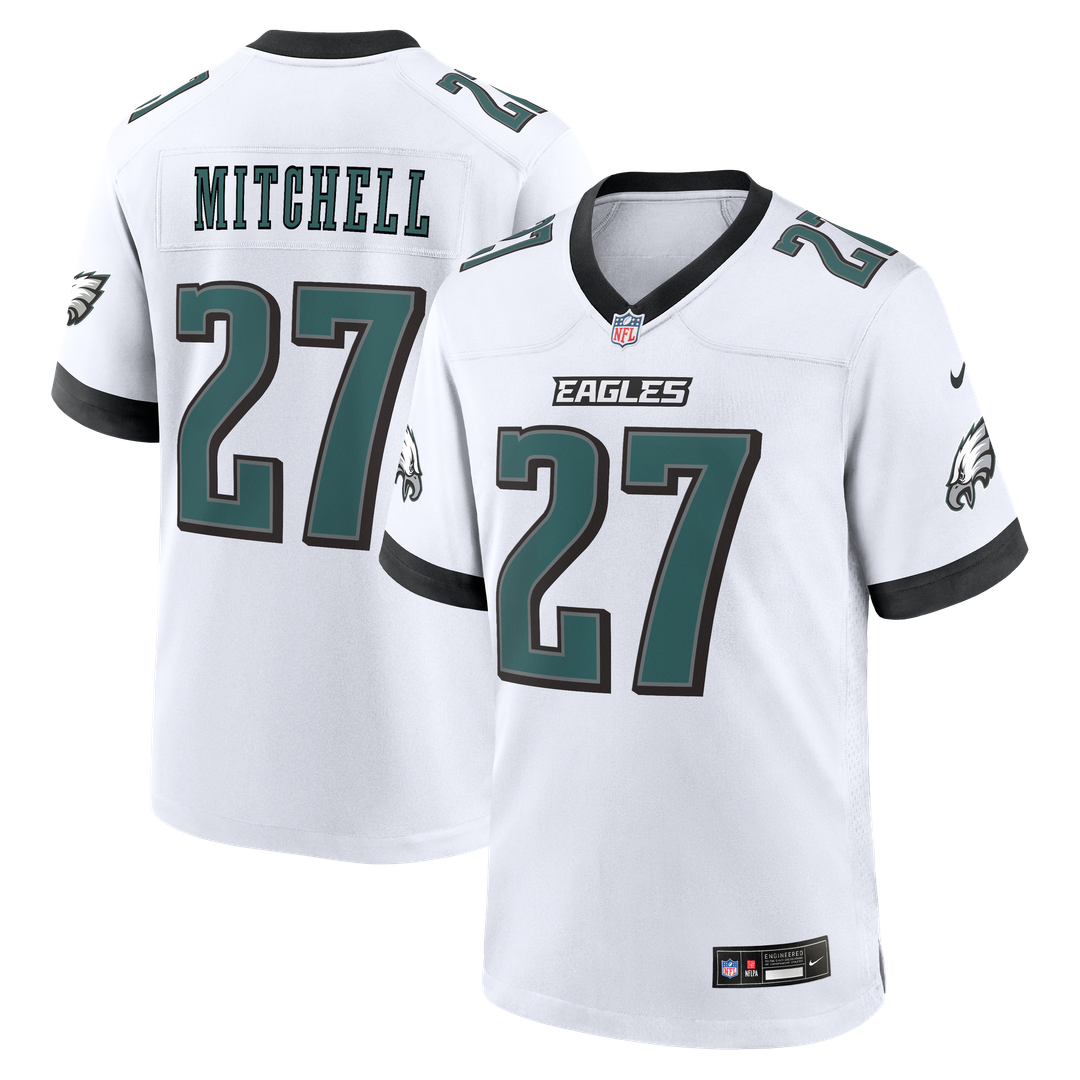 Philadelphia Eagles Quinyon Mitchell Nike Midnight Green Team Game Jersey product image 10, provided for visual reference
