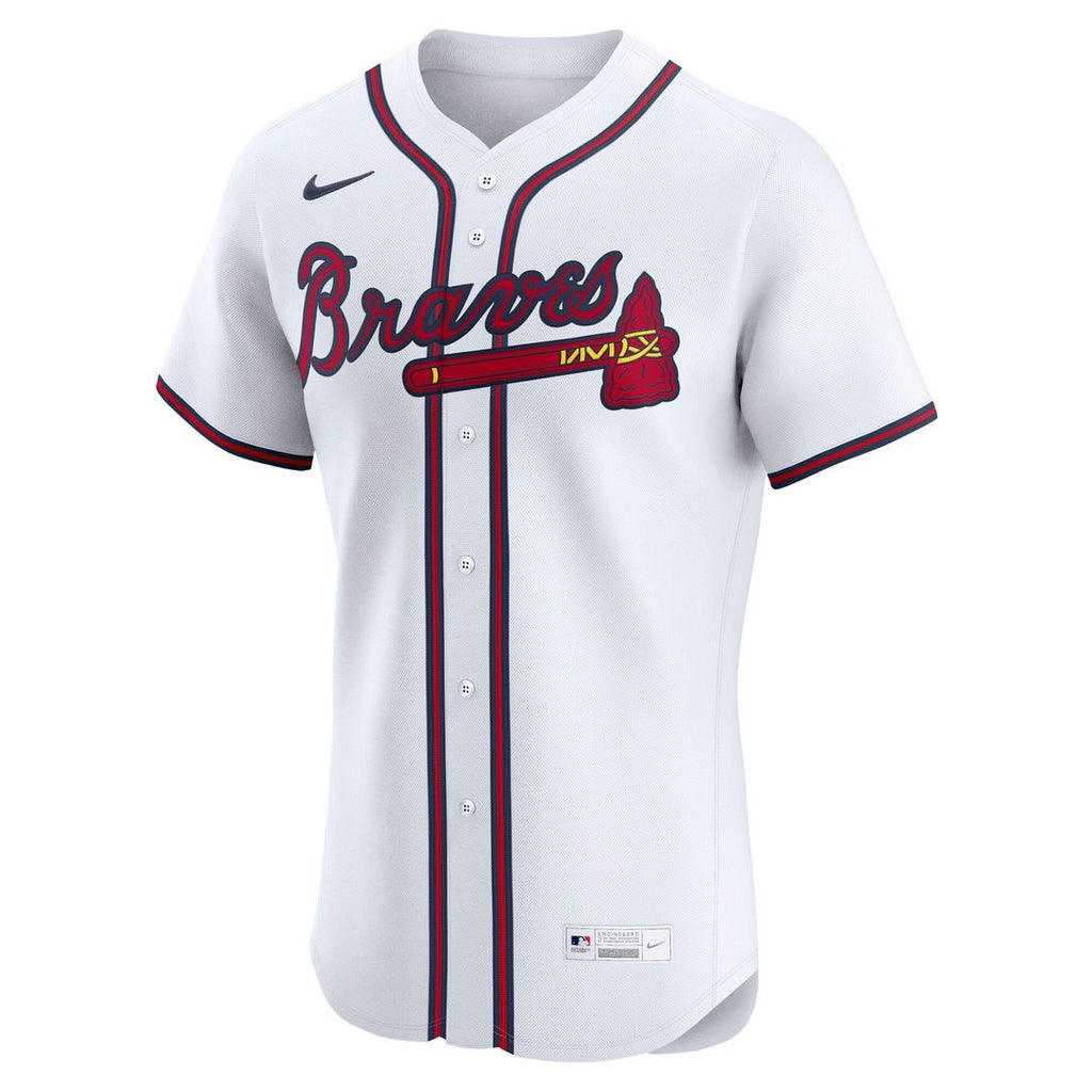 Atlanta Braves Matt Olson Nike White Home Elite Player Jersey product image 2, provided for visual reference and product