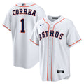Houston Astros Carlos Correa Nike White Home Replica Jersey product image 1, provided for visual reference and product