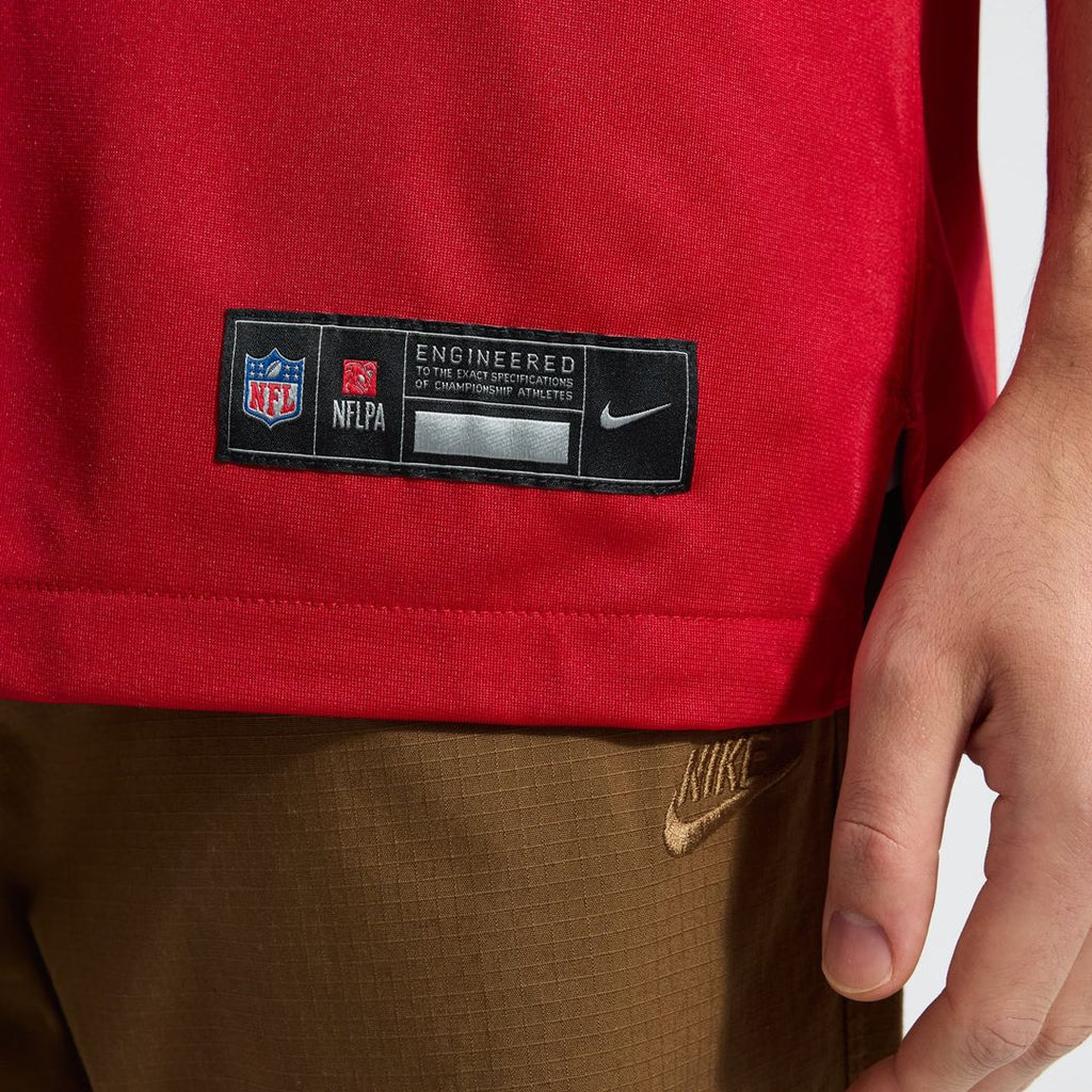 New York Giants Malik Nabers Nike Century Red Alternate Game Jersey product image 8, provided for visual reference and