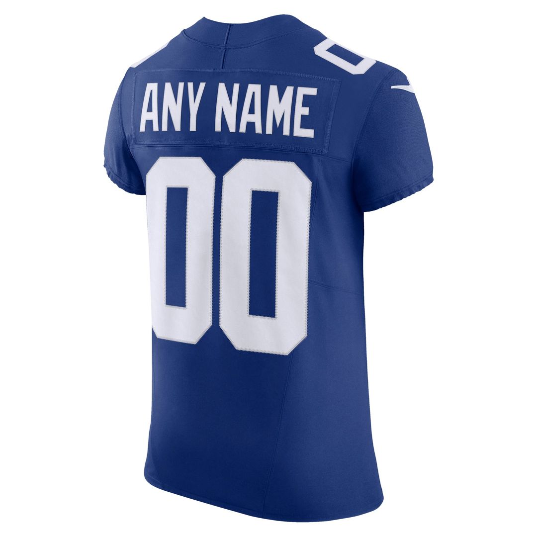 New York Giants Nike Royal Vapor F.U.S.E. Elite Custom Jersey product image 3, provided for visual reference and product