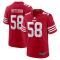 San Francisco 49ers Jarrett Patterson Nike Scarlet Team Game Jersey product image 1, provided for visual reference and