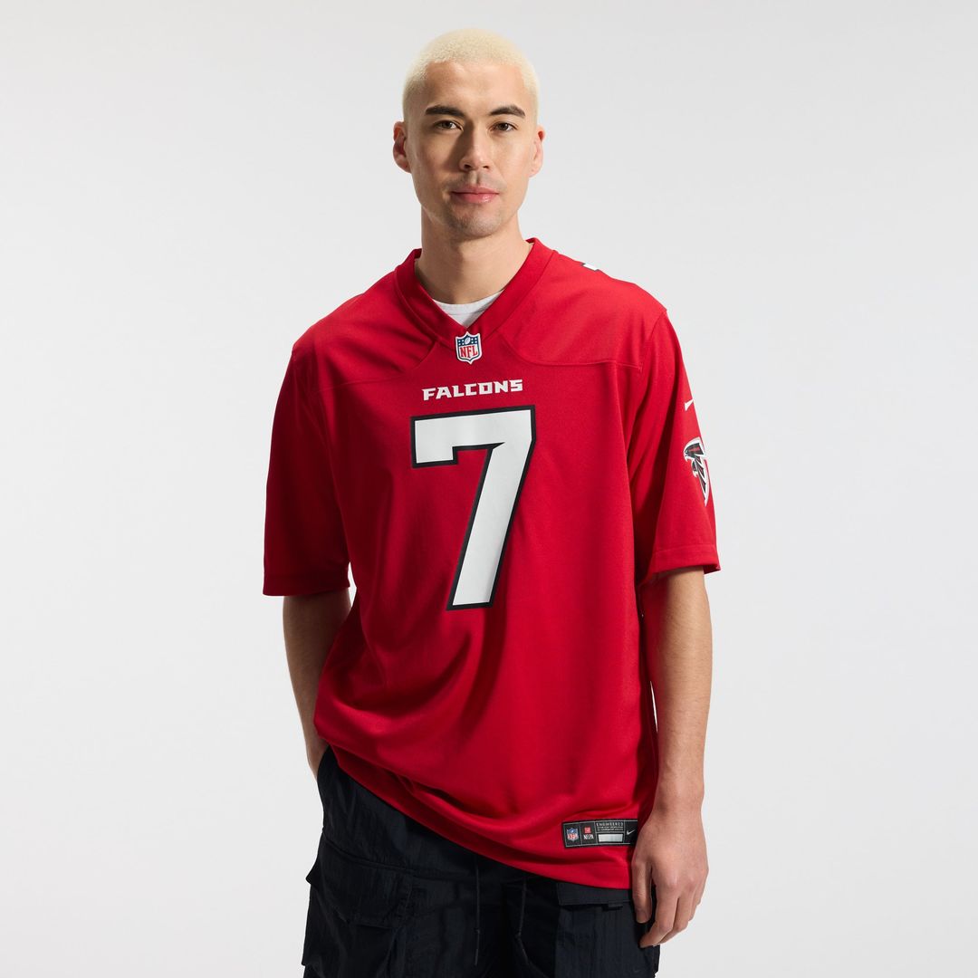 Atlanta Falcons Bijan Robinson Nike Red Game Jersey product image 2, provided for visual reference and product detail review