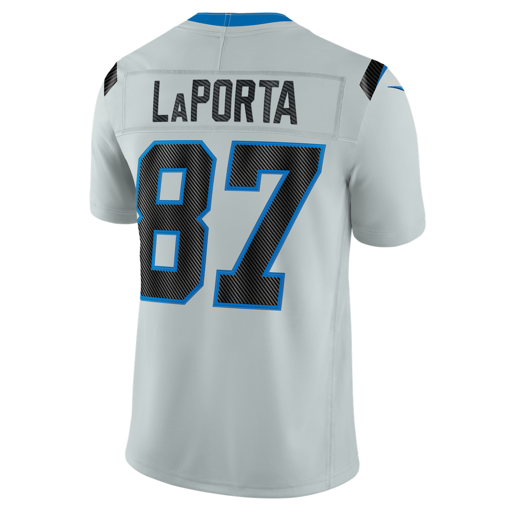 Detroit Lions Sam LaPorta Nike Silver 2026 Rivalries Collection Stitched Limited Jersey product image 3, provided for visual