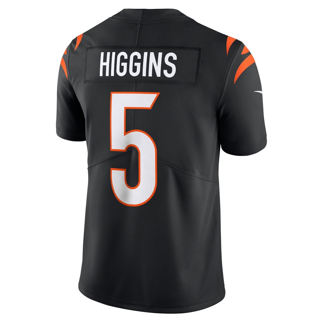 Cincinnati Bengals T-Shirt Higgins Nike Black Vapor Untouchable Limited Jersey product image 3, provided for visual