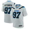 Detroit Lions Aidan Hutchinson Nike Silver 2026 Rivalries Collection Game Jersey product image 1, provided for visual