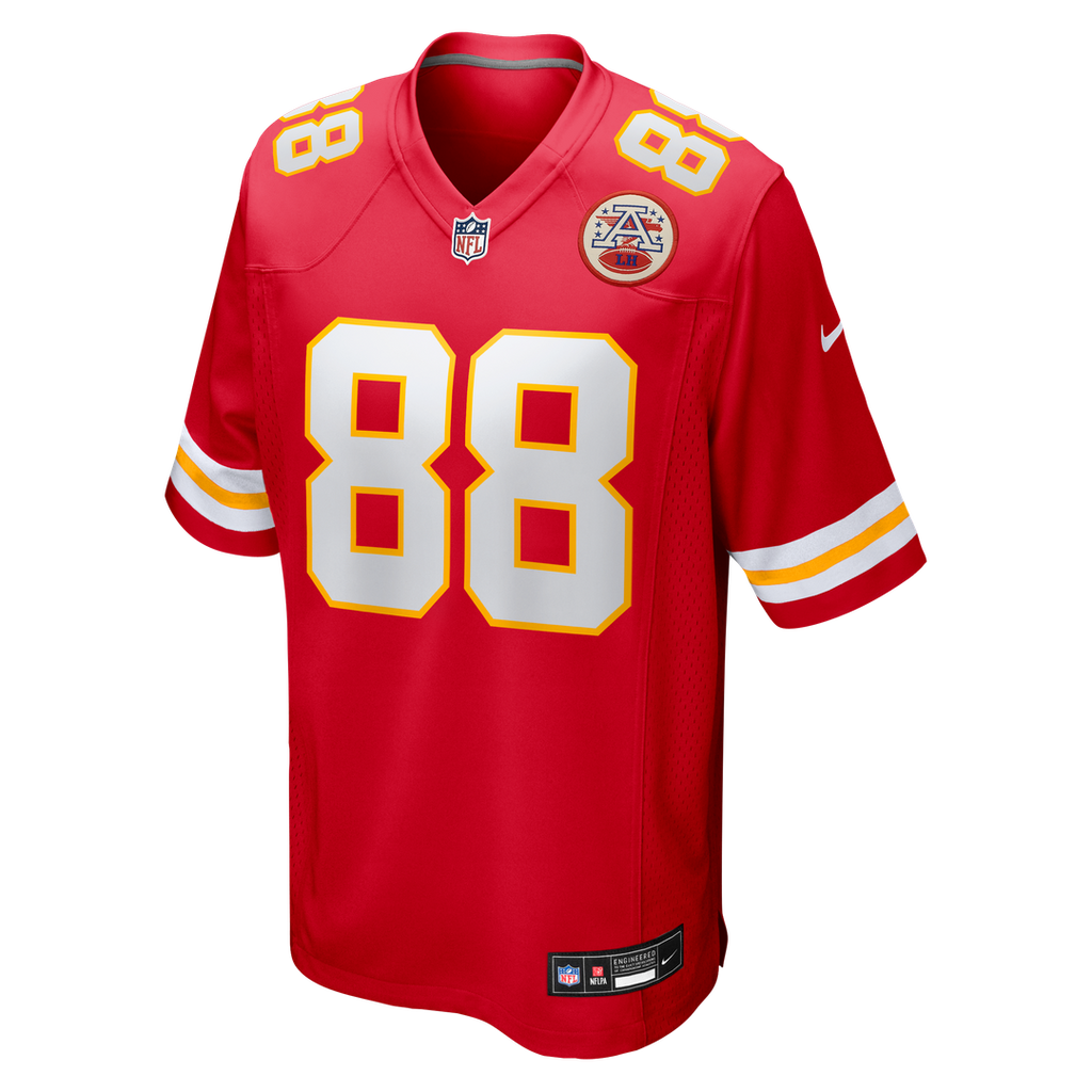 Kansas City Chiefs Jake Briningstool Nike Red Team Game Jersey product image 2, provided for visual reference and product