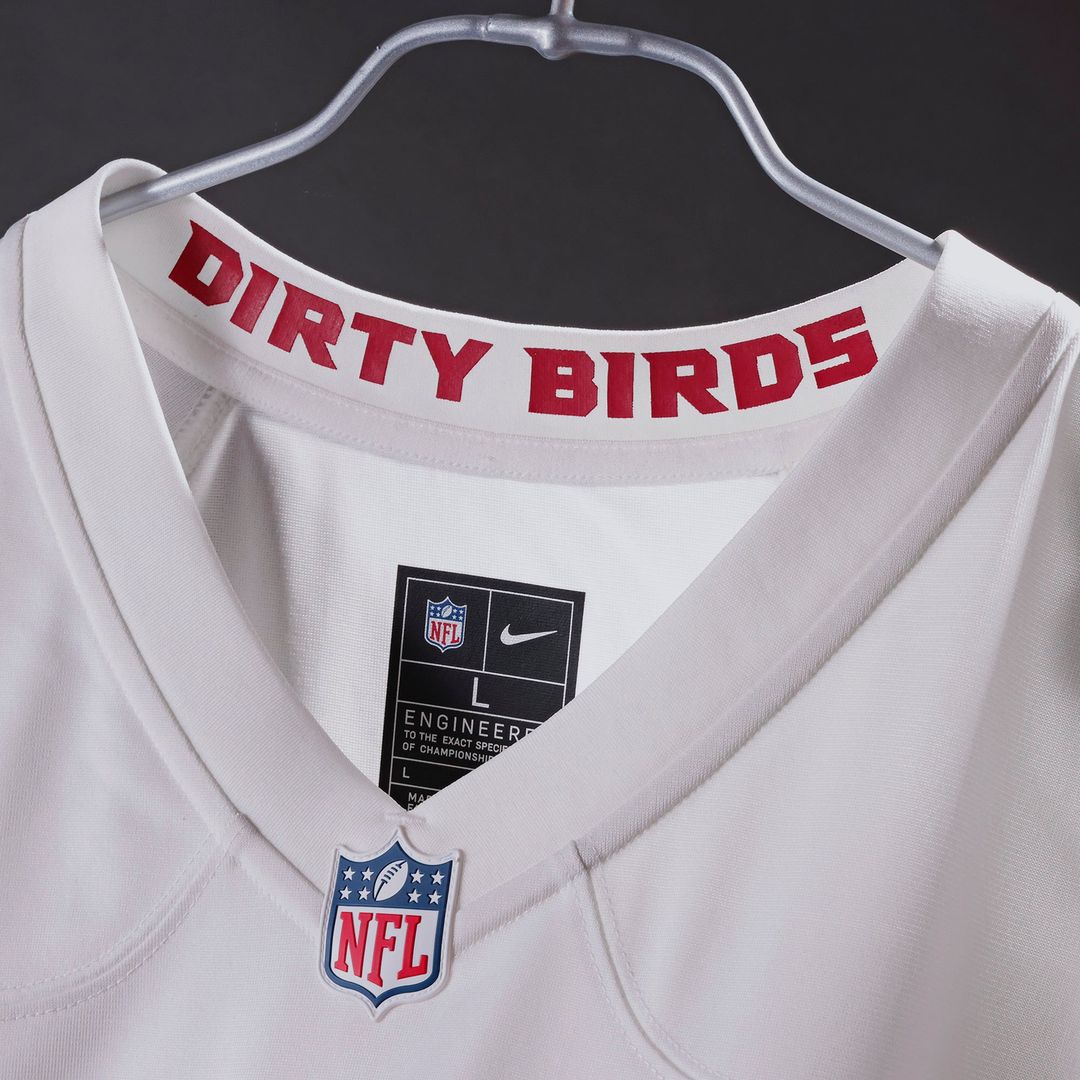 Atlanta Falcons Michael Penix Jr. Nike White Game Jersey product image 4, provided for visual reference and product detail