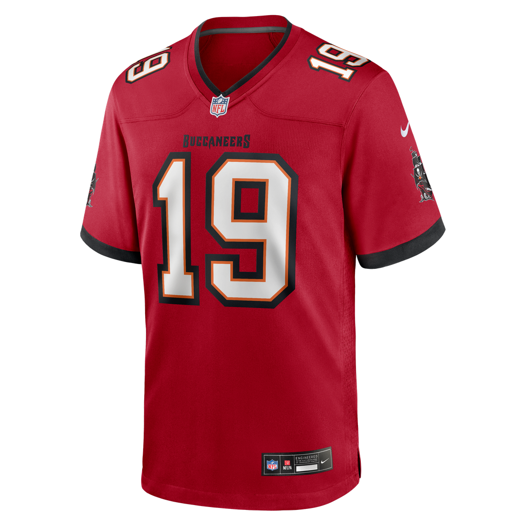Tampa Bay Buccaneers Keyshawn Johnson Nike Red Game Retired Player Jersey product image 2, provided for visual reference and