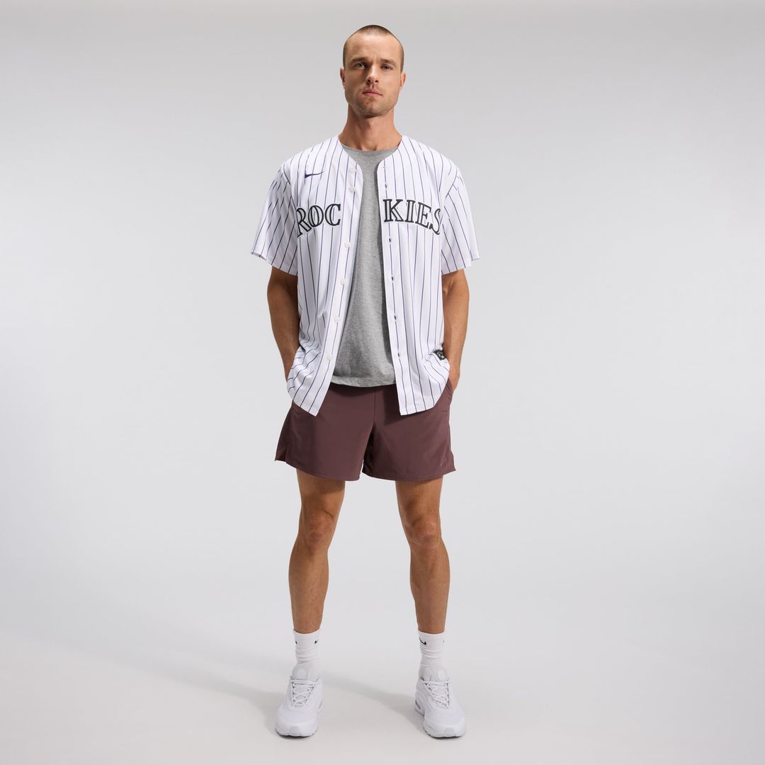 Colorado Rockies Nike White Home Replica Team Jersey product image 3, provided for visual reference and product detail review