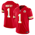 Kansas City Chiefs Xavier Worthy Nike Red Team Vapor F.U.S.E. Stitched Limited Jersey product image 1, provided for visual