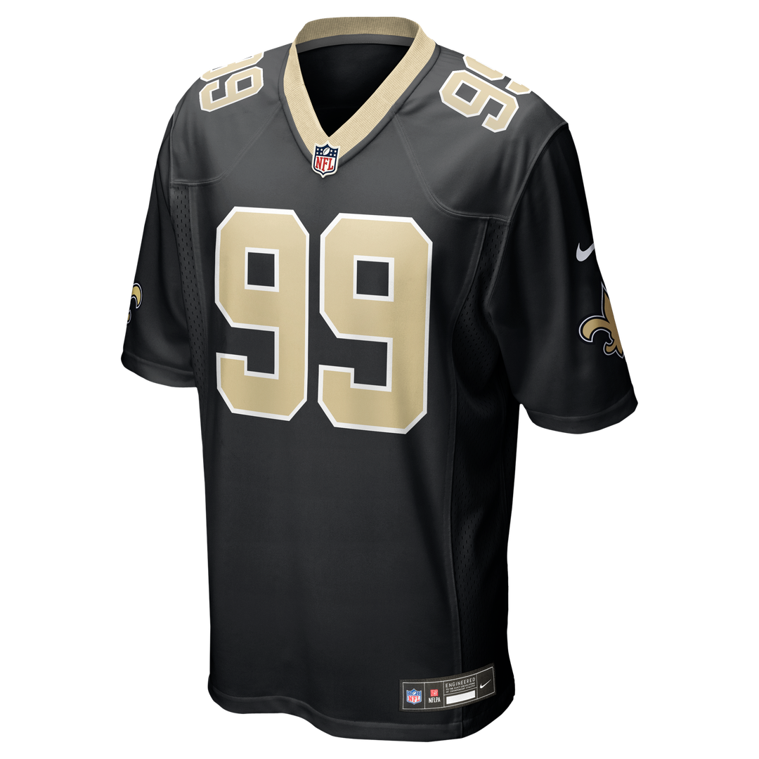 New Orleans Saints Chase Young Nike Black Game Jersey product image 2, provided for visual reference and product detail