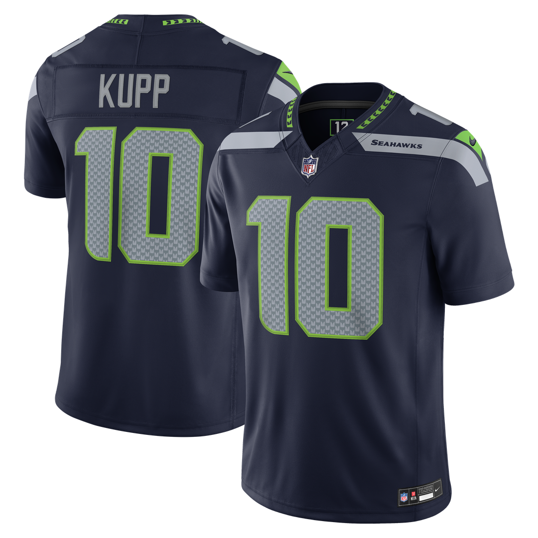 Seattle Seahawks Cooper Kupp Nike College Navy Team Vapor F.U.S.E. Stitched Limited Jersey product image 1, provided for