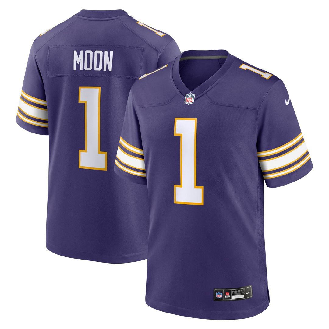 Minnesota Vikings Warren Moon Nike Purple Retired Player Alternate Game Jersey product image 1, provided for visual