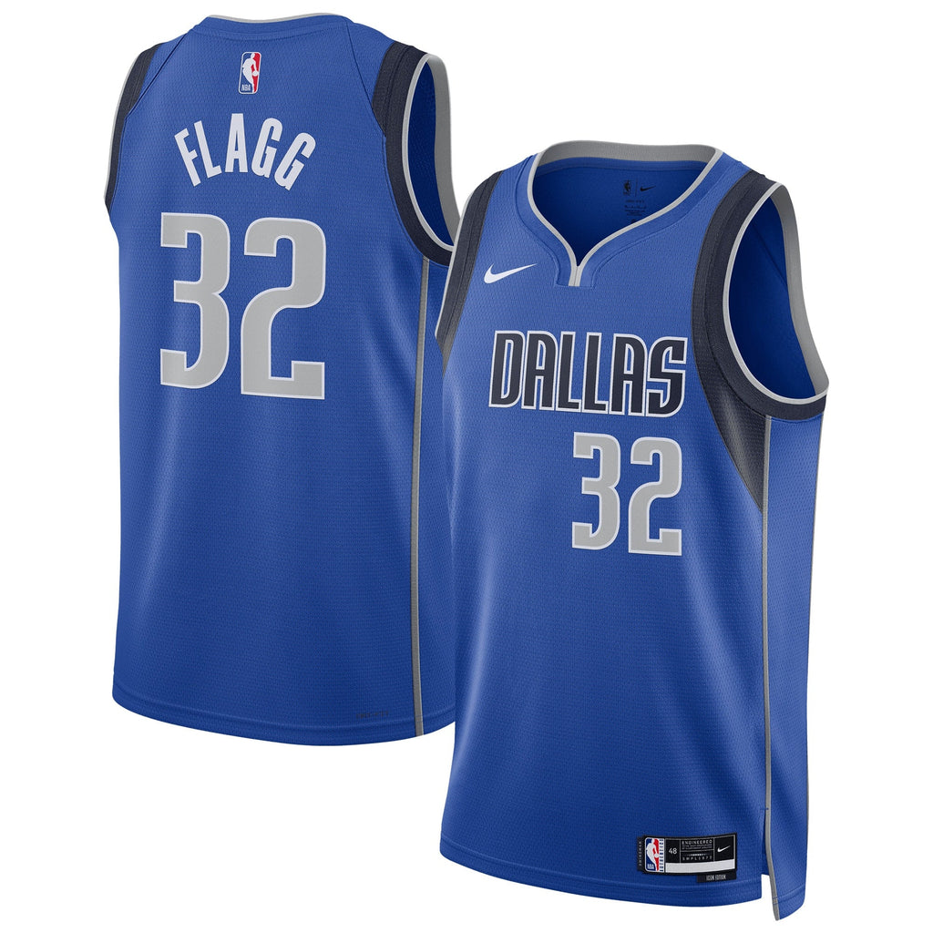 Dallas Mavericks Nike Icon Swingman Jersey - Cooper Flagg - Unisex product image 1, provided for visual reference and