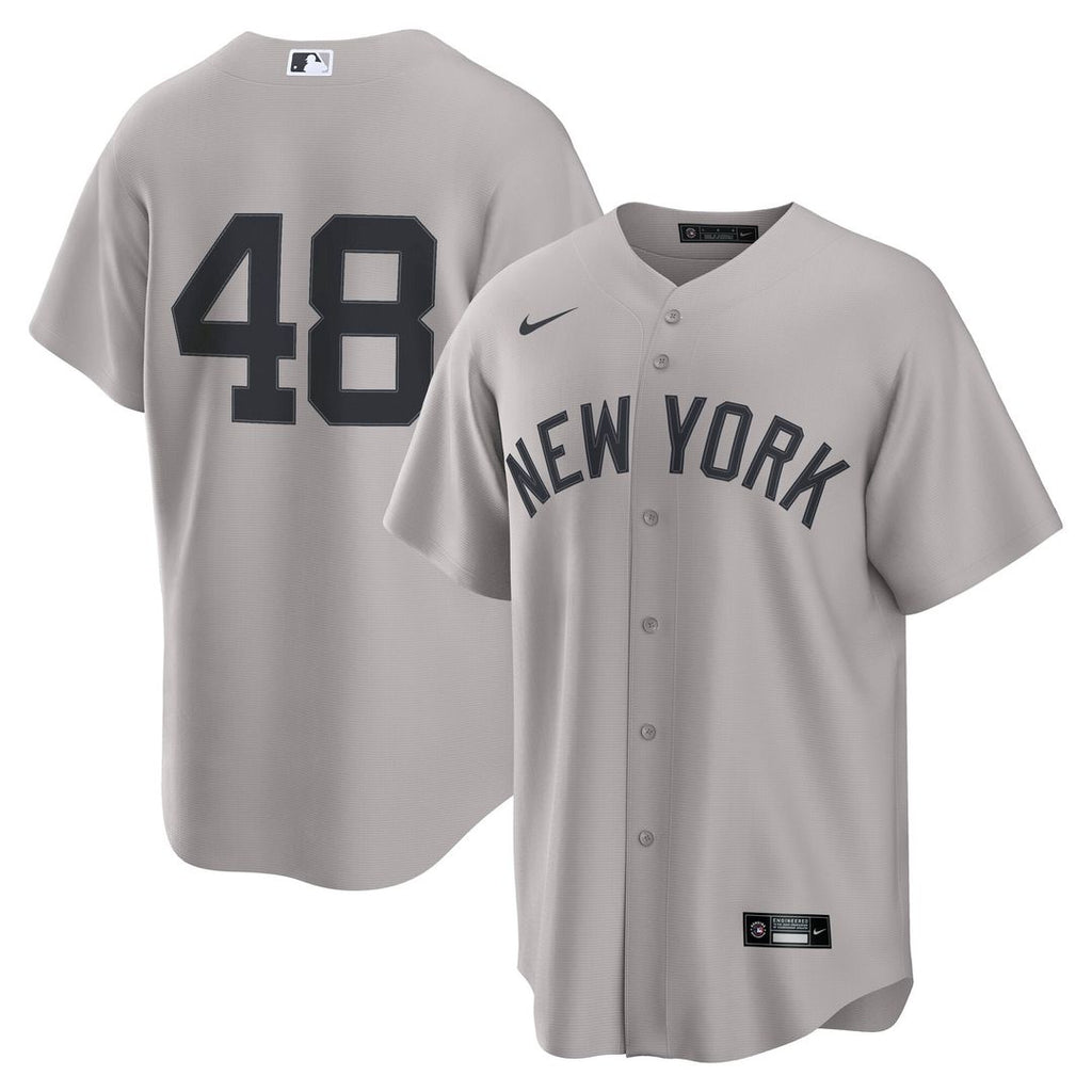 New York Yankees Paul Goldschmidt Nike Gray Road Replica Jersey product image 1, provided for visual reference and product
