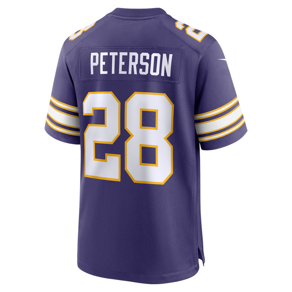 Minnesota Vikings Adrian Peterson Nike Purple Alternate 2 Classic Retired Game Jersey product image 3, provided for visual